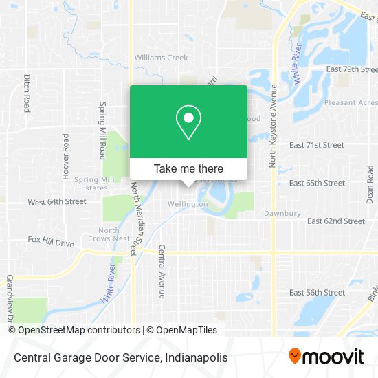 Central Garage Door Service map