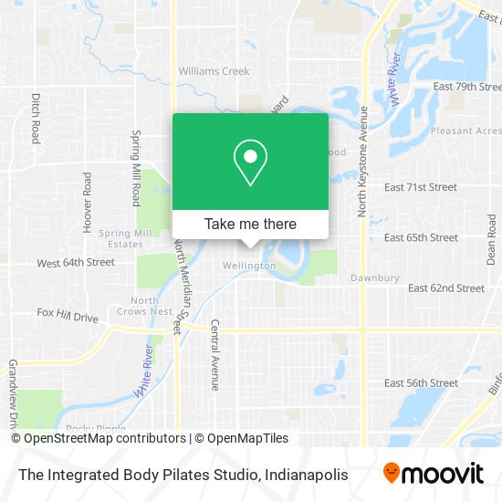 The Integrated Body Pilates Studio map