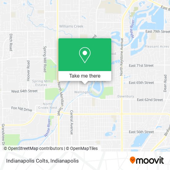 Indianapolis Colts map