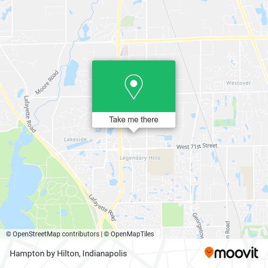 Mapa de Hampton by Hilton