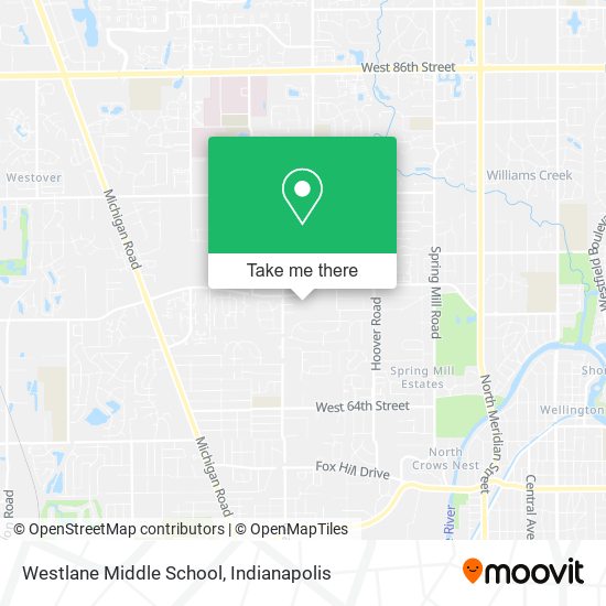 Mapa de Westlane Middle School
