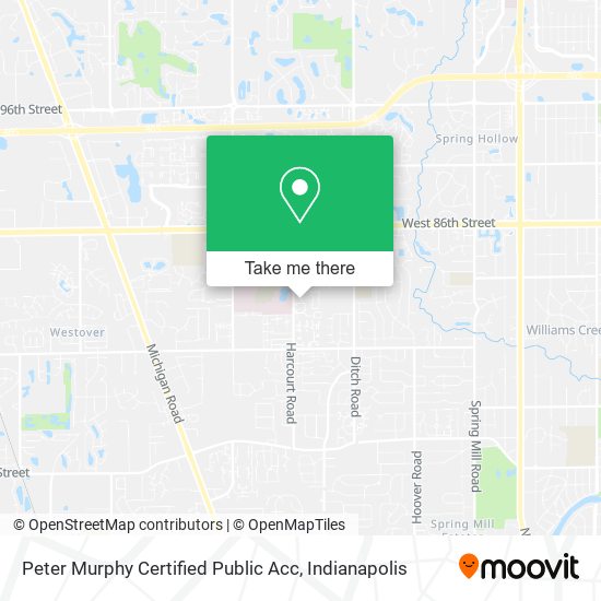 Peter Murphy Certified Public Acc map