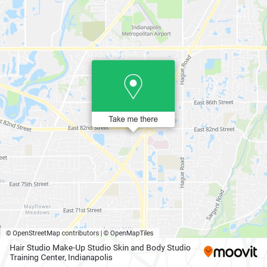 Mapa de Hair Studio Make-Up Studio Skin and Body Studio Training Center