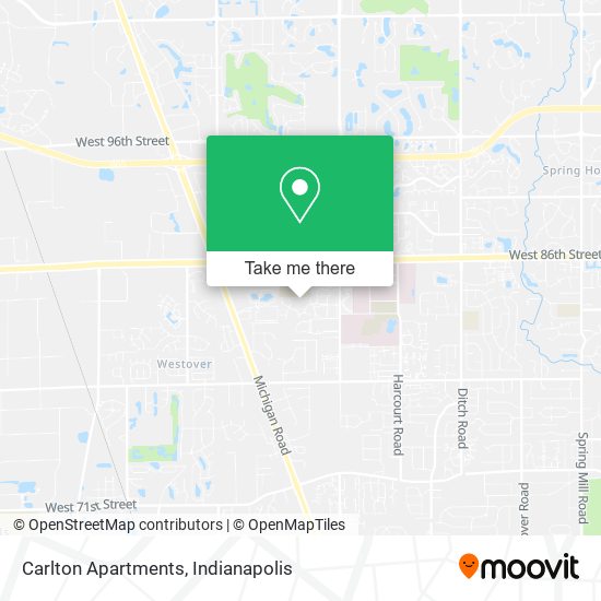 Mapa de Carlton Apartments