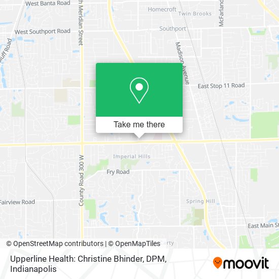 Upperline Health: Christine Bhinder, DPM map