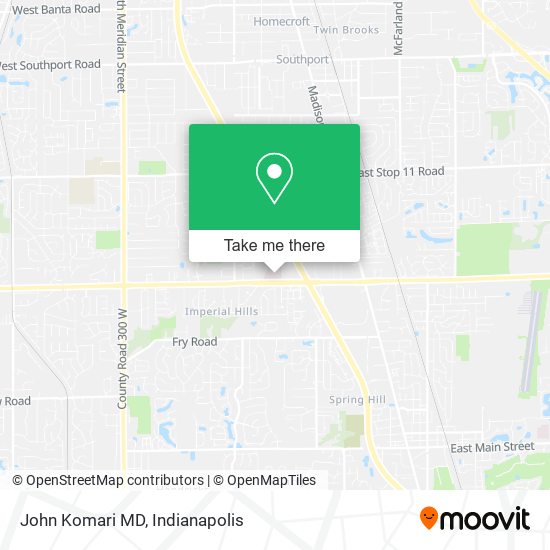 John Komari MD map
