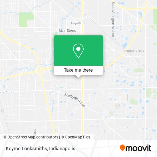 Keyme Locksmiths map