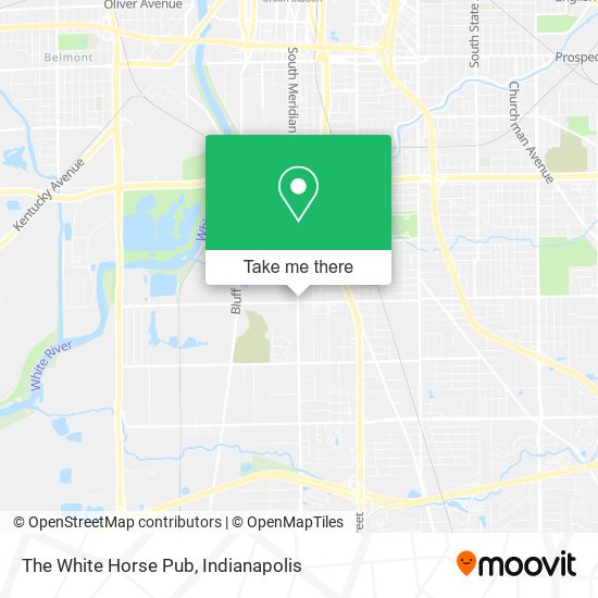 The White Horse Pub map