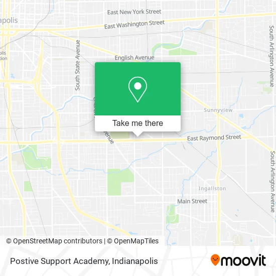 Postive Support Academy map