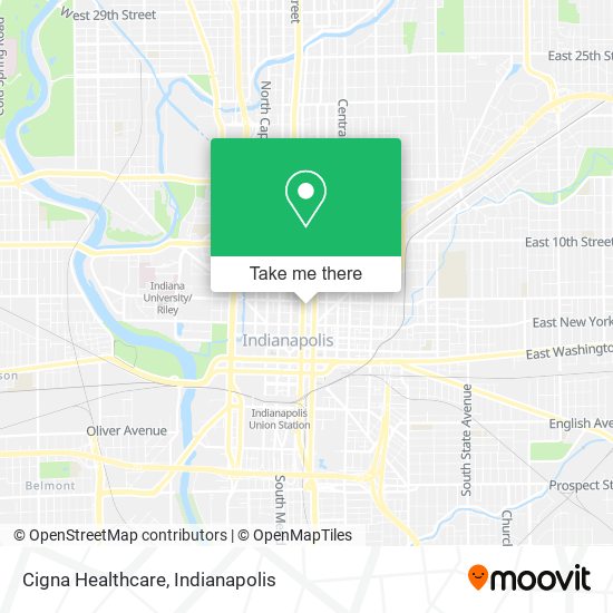 Cigna Healthcare map