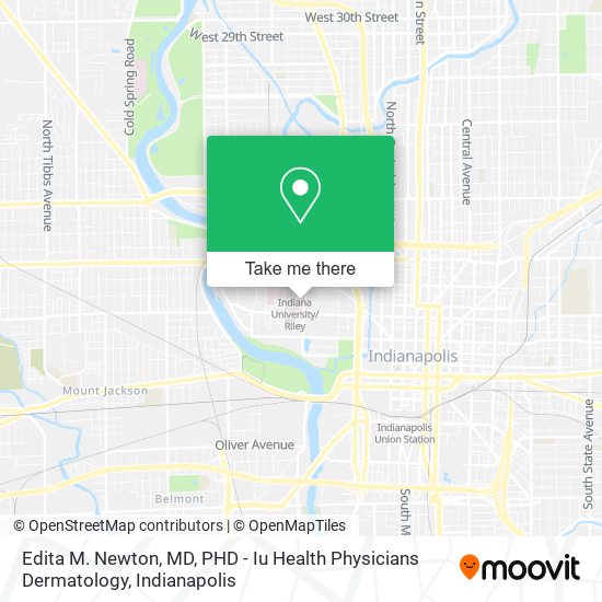 Edita M. Newton, MD, PHD - Iu Health Physicians Dermatology map