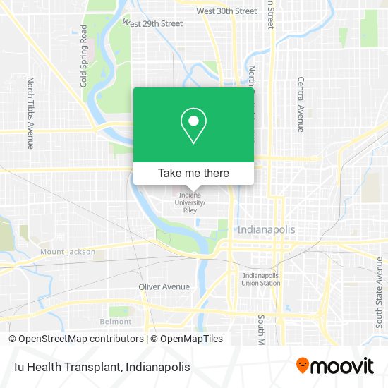 Iu Health Transplant map