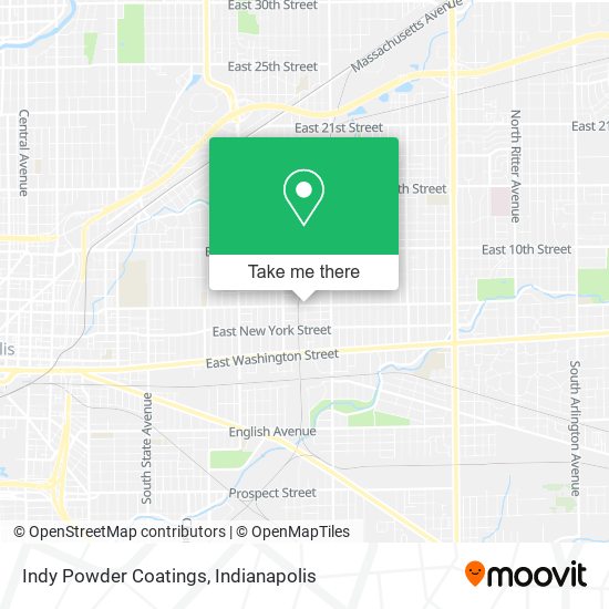 Mapa de Indy Powder Coatings
