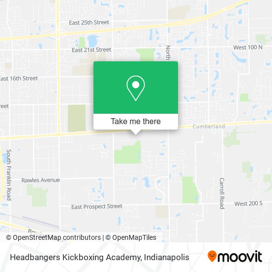 Headbangers Kickboxing Academy map