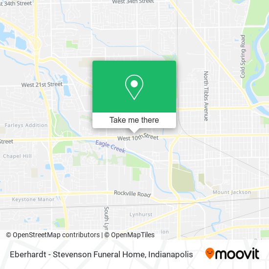 Eberhardt - Stevenson Funeral Home map