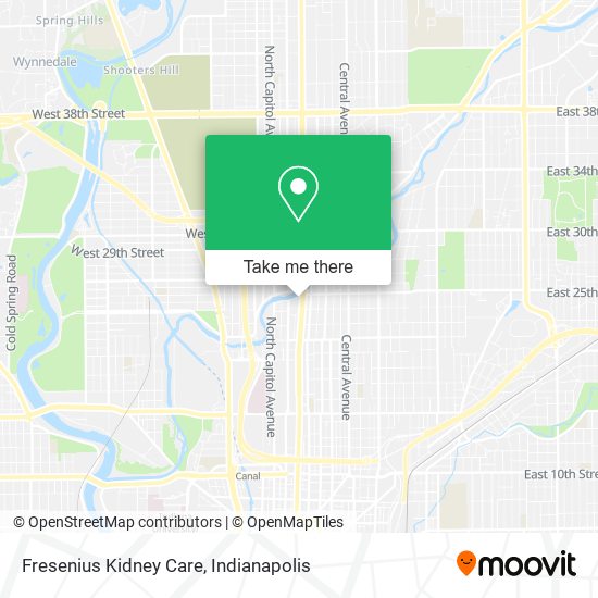 Mapa de Fresenius Kidney Care