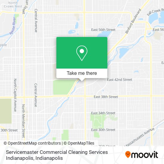 Servicemaster Commercial Cleaning Services Indianapolis map