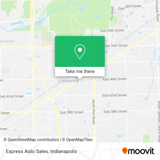 Express Auto Sales map