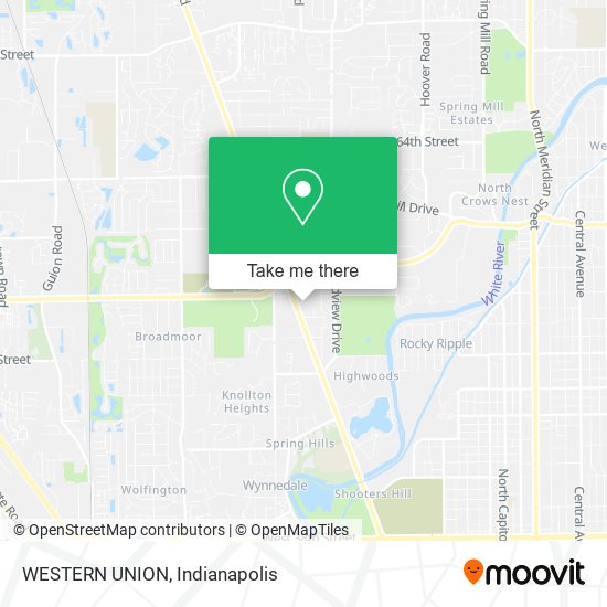 WESTERN UNION map