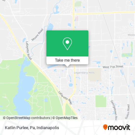 Katlin Purlee, Pa map