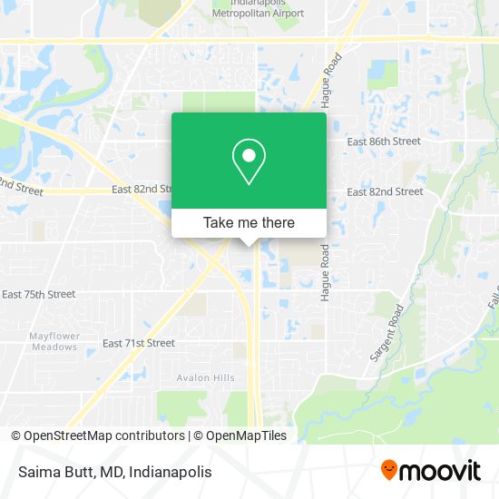 Mapa de Saima Butt, MD