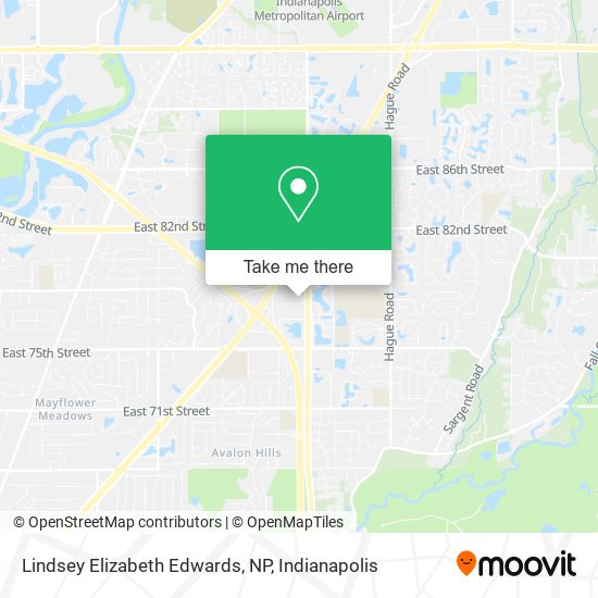 Lindsey Elizabeth Edwards, NP map