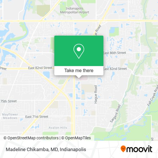Madeline Chikamba, MD map