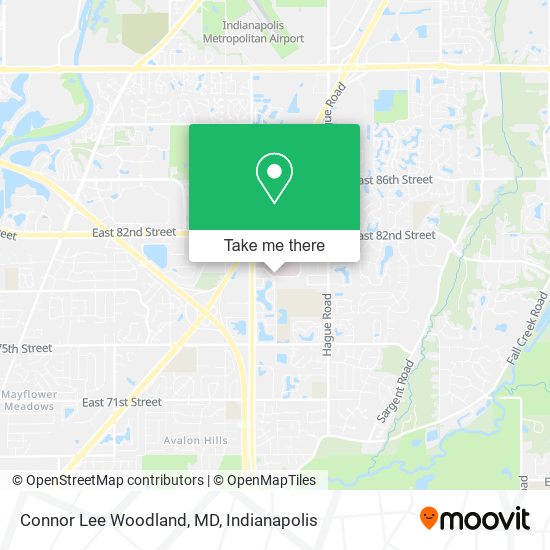 Connor Lee Woodland, MD map