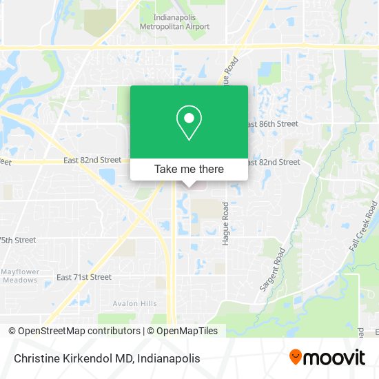 Christine Kirkendol MD map