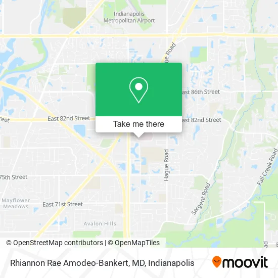 Rhiannon Rae Amodeo-Bankert, MD map