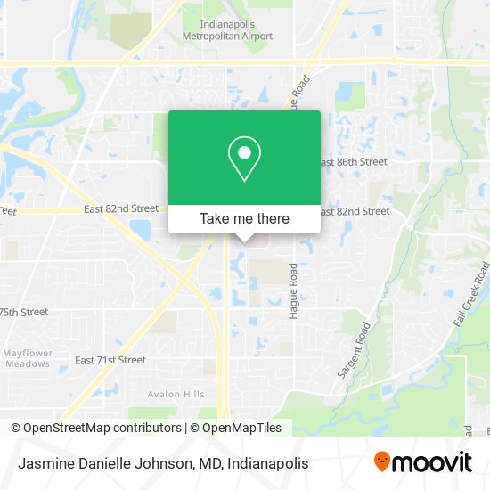 Jasmine Danielle Johnson, MD map
