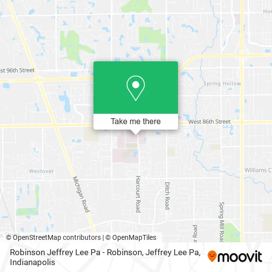 Robinson Jeffrey Lee Pa - Robinson, Jeffrey Lee Pa map