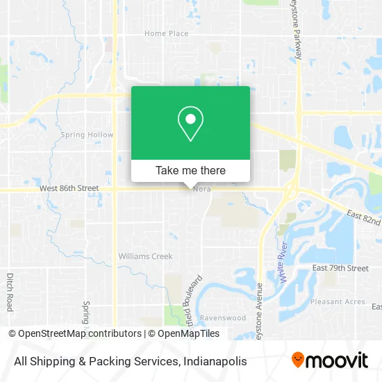 All Shipping & Packing Services map