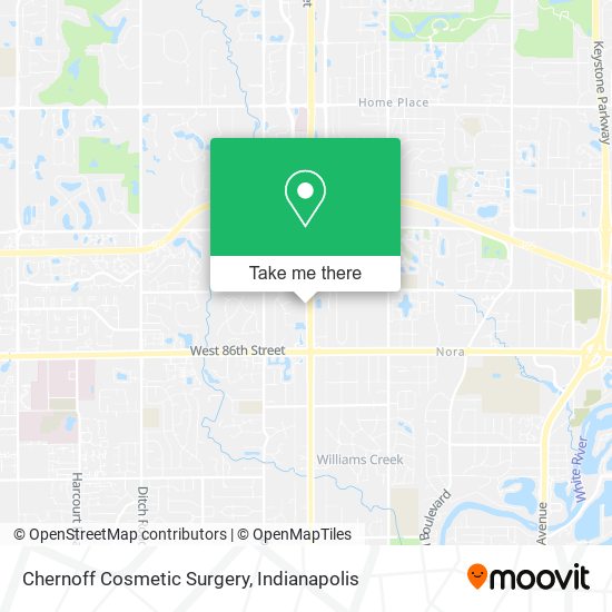 Chernoff Cosmetic Surgery map