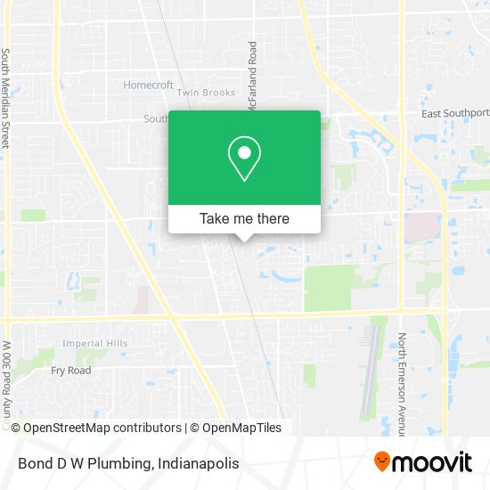 Bond D W Plumbing map