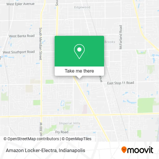 Amazon Locker-Electra map