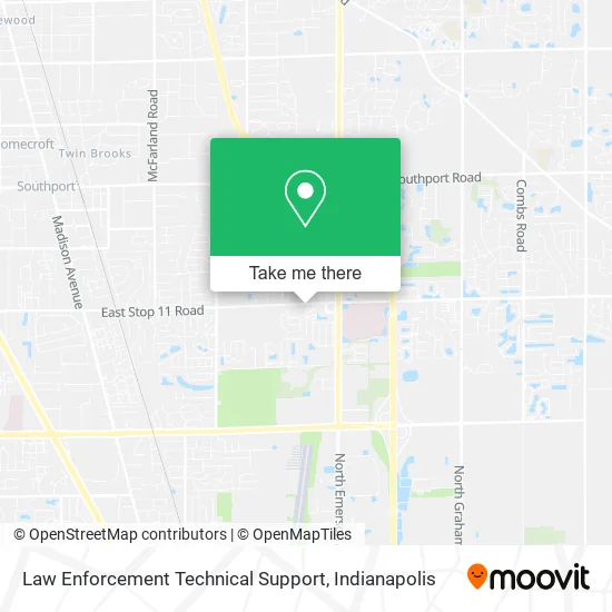 Law Enforcement Technical Support map