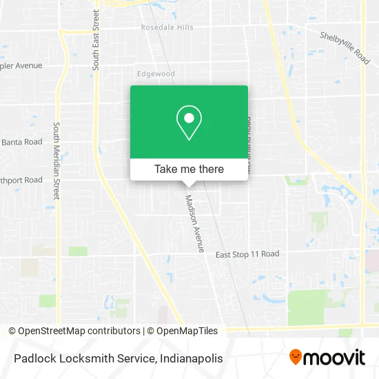 Padlock Locksmith Service map