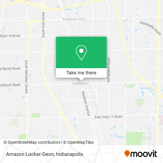 Amazon Locker-Deon map