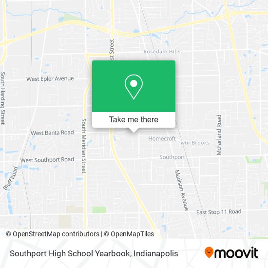 Southport High School Yearbook map