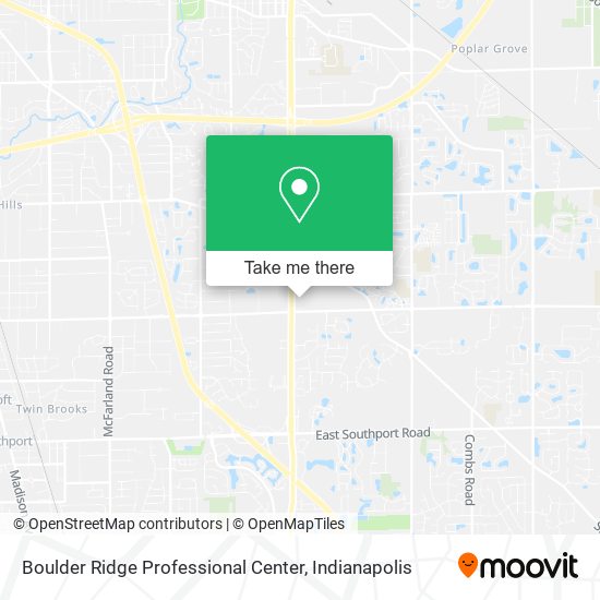 Boulder Ridge Professional Center map