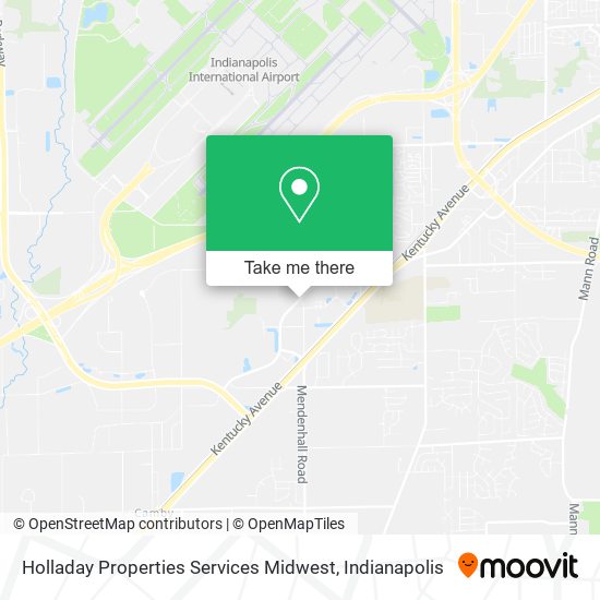 Mapa de Holladay Properties Services Midwest
