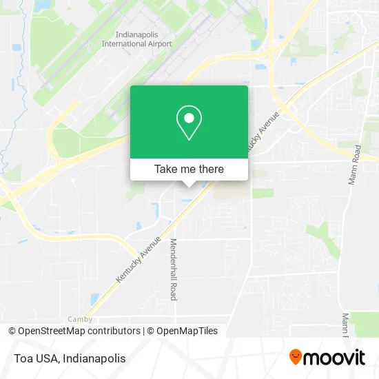 Mapa de Toa USA