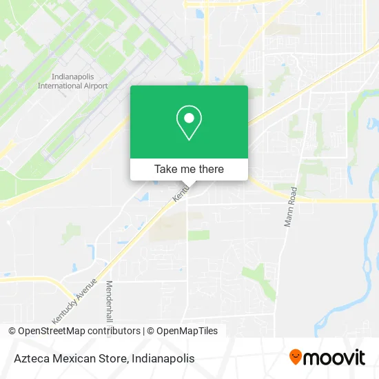 Mapa de Azteca Mexican Store