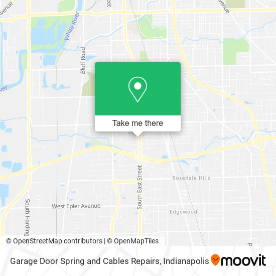Garage Door Spring and Cables Repairs map