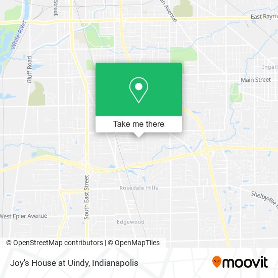 Joy's House at Uindy map