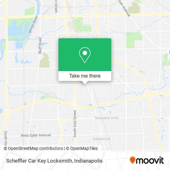 Scheffler Car Key Locksmith map