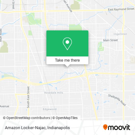 Mapa de Amazon Locker-Najac