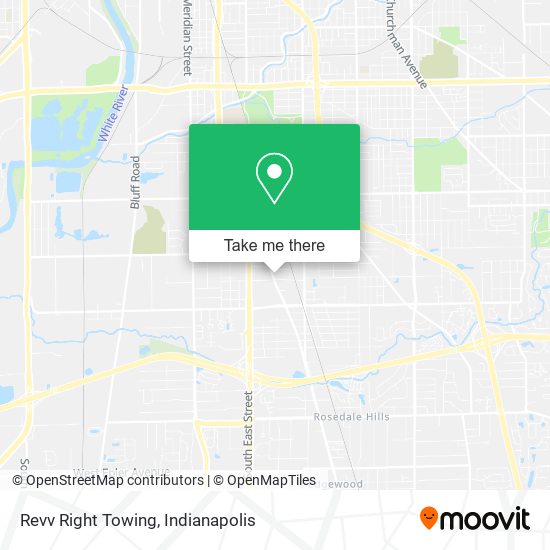 Revv Right Towing map