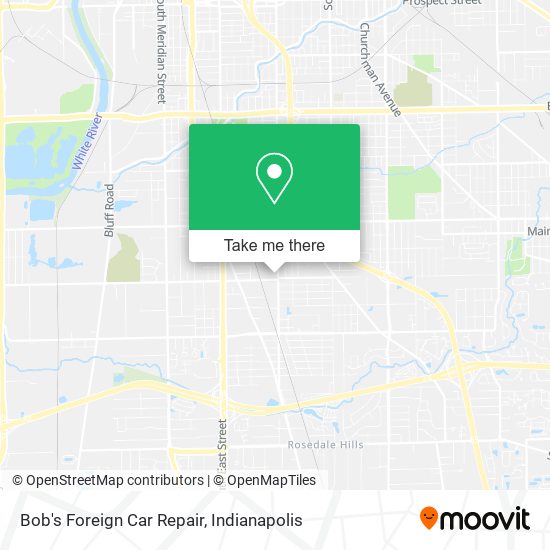Bob's Foreign Car Repair map